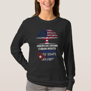 Camiseta Americano Cultivo Cubano Raízes Americanas Anteced