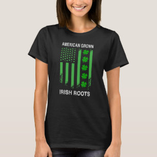 Camiseta Americano Cultivo de Raízes Irlandesas Rua Patrick