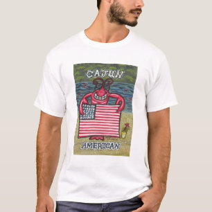 Camiseta Americano de Cajun!