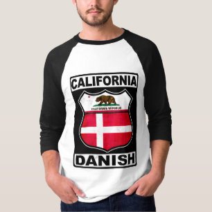 Camiseta Americano dinamarquês de Califórnia
