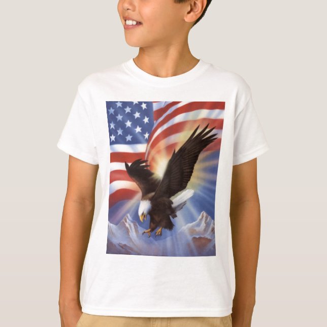 Camiseta americano-Eagle-e-bandeira-ii (Frente)