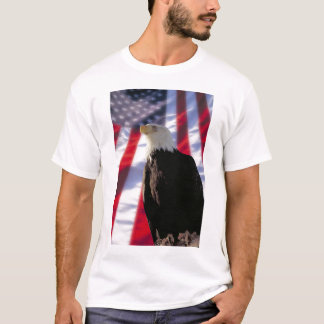 Camiseta Americano Eagle & t-shirt da bandeira