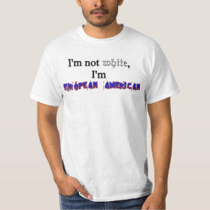 Camiseta Americano europeu T