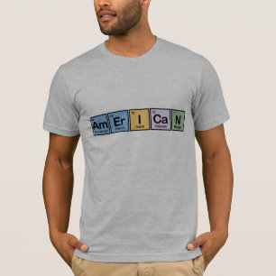 Camiseta Americano feito dos elementos