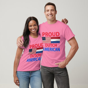 Camiseta Americano holandês orgulhoso