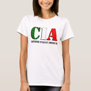Camiseta Americano italiano certificado