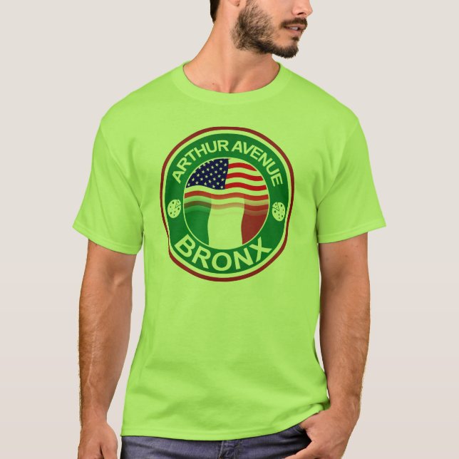 Camiseta Americano italiano da avenida Bronx de Arthur (Frente)