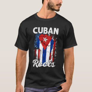 Camiseta Americano Levantado Com Raízes Cubanas Prende-Band