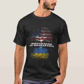 Camiseta Americano Levantado com Raízes Ucranianas