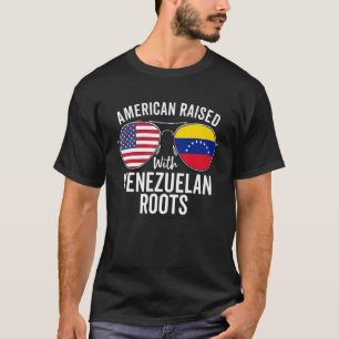 Camiseta Americano Levantado com Raízes Venezuelanas nos Es
