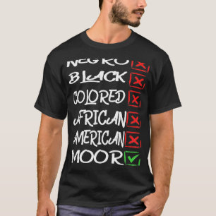 Camiseta Americano mórbido marroquino