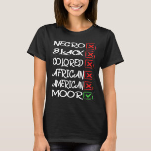Camiseta Americano mórbido marroquino