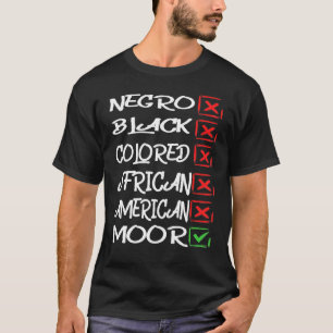 Camiseta Americano mórbido marroquino