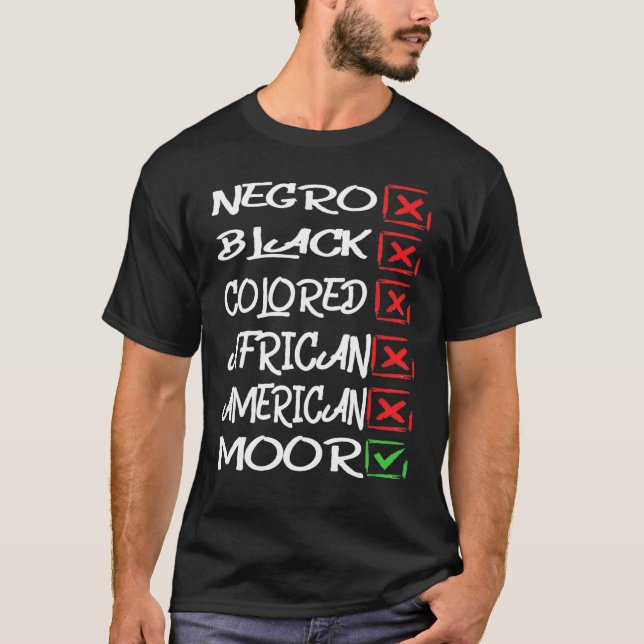 Camiseta Americano mórbido marroquino (Frente)