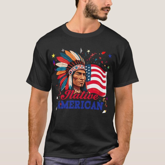 Camiseta Americano nativo (Frente)