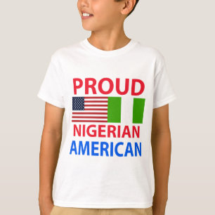 Camiseta Americano nigeriano orgulhoso