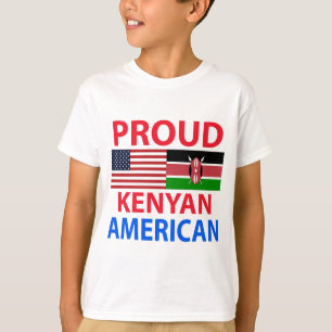 Camiseta Americano orgulhoso do Kenyan