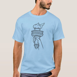 Camiseta Americano Patriótico (1b)