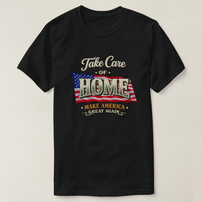 Camiseta Americano Patriótico (9) (Frente do Design)
