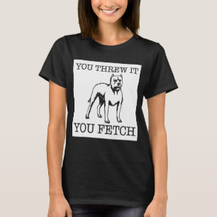 Camiseta Americano Pit Bull Terrier engraçado amante de cãe