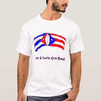 Camiseta Americano porto-riquenho cubano