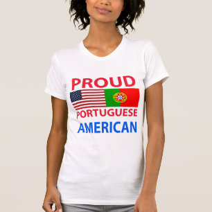 Camiseta Americano português orgulhoso