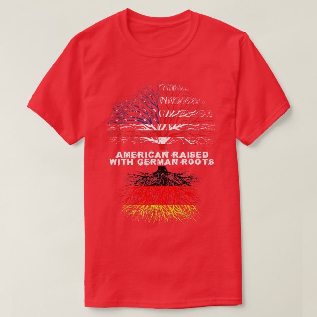 Camiseta Americano Raízes Alemãs (Frente do Design)