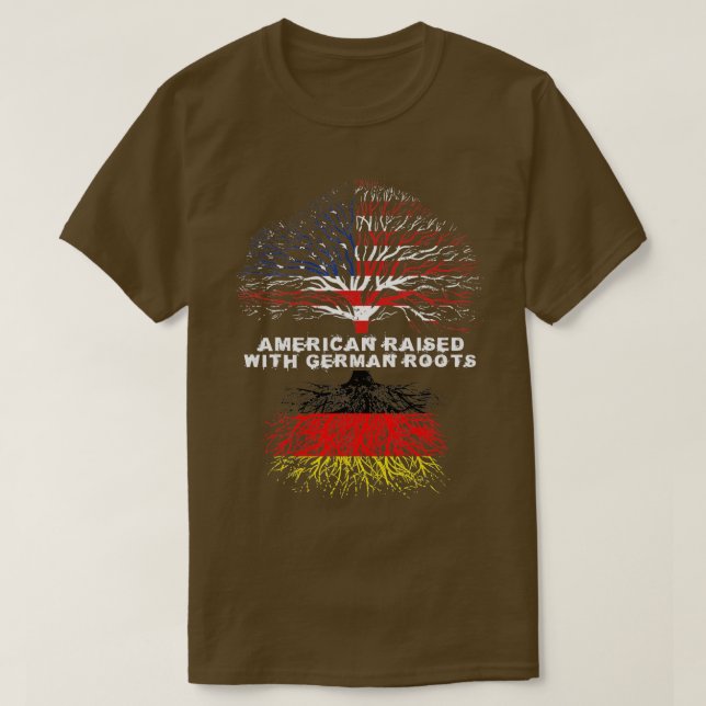 Camiseta Americano Raízes Alemãs (Frente do Design)