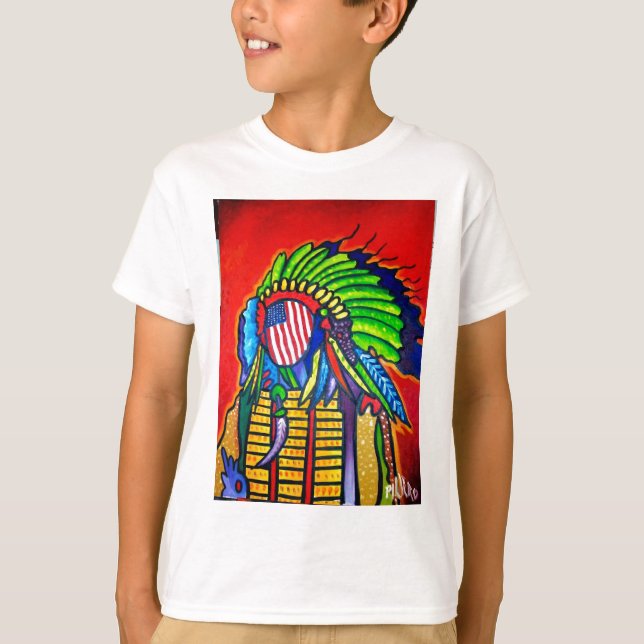 Camiseta Americano real (Frente)