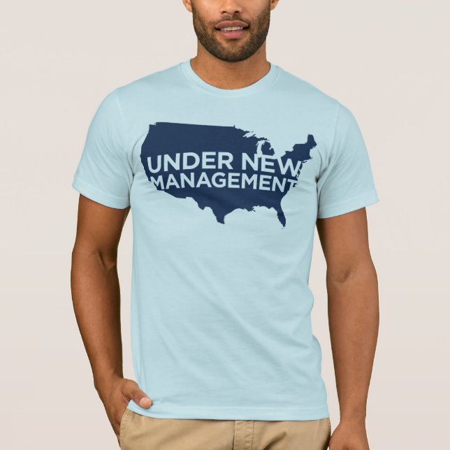 Camiseta Americano: Sob a gestão nova (Frente)