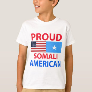 Camiseta Americano somaliano orgulhoso