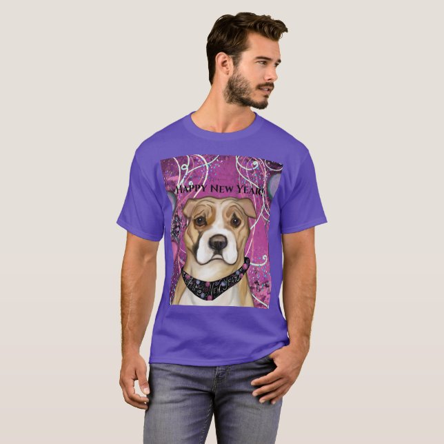 CAMISETA AMERICANO STAFFORDSHIRE TERRIER (Frente Completa)