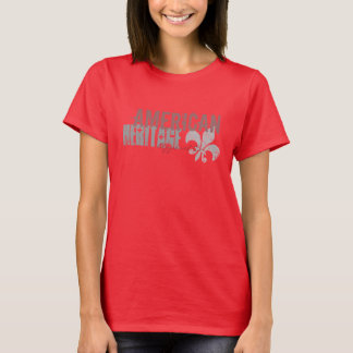CAMISETA AMERICANOS DE PATRIMÔNIO AMERICANO CAMADAS DE CINZ