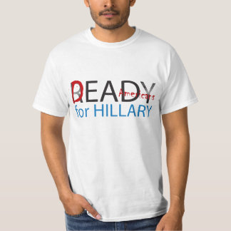 Camiseta Americanos inoperantes prontos para Hillary?