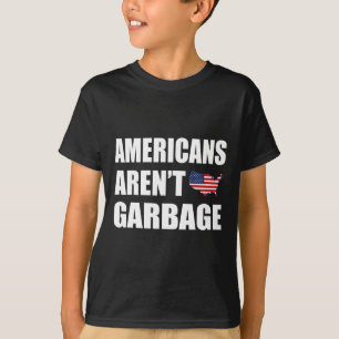 Camiseta Americanos não são palermas de lixo 2024