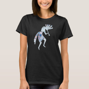 Camiseta Americanos nativos Cultura Dançando Kokopelli 4 Fa