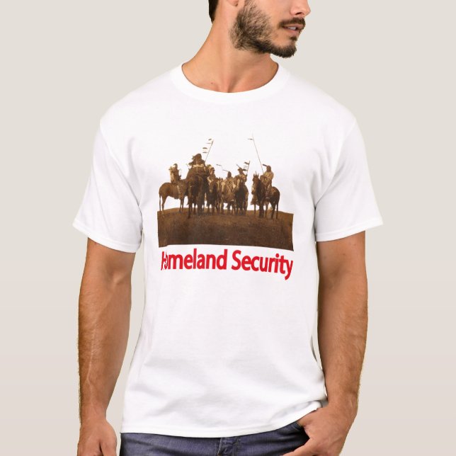 Camiseta Americanos nativos da Segurança Nacional (Frente)