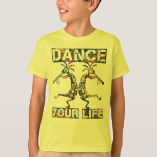 Camiseta Americanos nativos Kokopelli - Dance sua vida 1