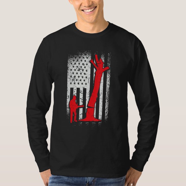 Camiseta Americans Tree Cutter (Frente)
