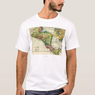 Camiseta AmericaPanoramic central MapCentral América