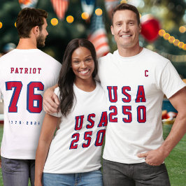 Camiseta America's 250th USA 250 Event Name Party Jersey  