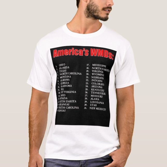 Camiseta Americas WMDs (Frente)