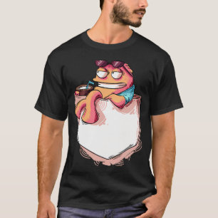 Camiseta Americn Dad! Klaus no bolso
