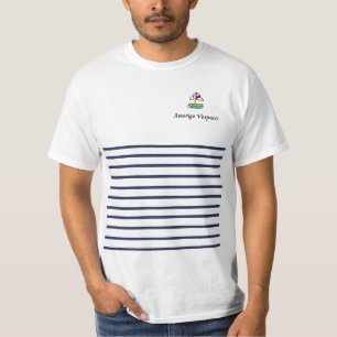 Camiseta Amerigo Vespucci alinhou o t-shirt