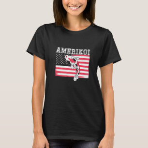 Camiseta Amerikoi Japonês Koi Carp Nishikigoi Fish