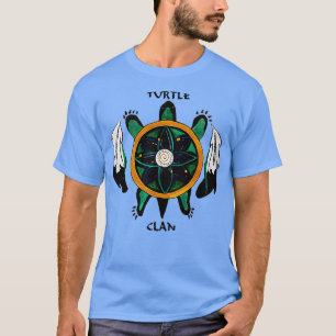 Camiseta ameríndio do turtle clan