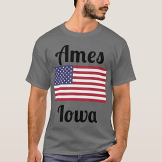 Camiseta Ames Iowa Na moda Impressões1