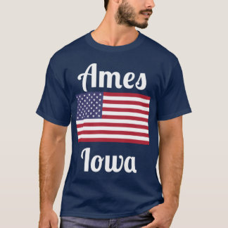 Camiseta Ames Iowa Na moda Impressões3