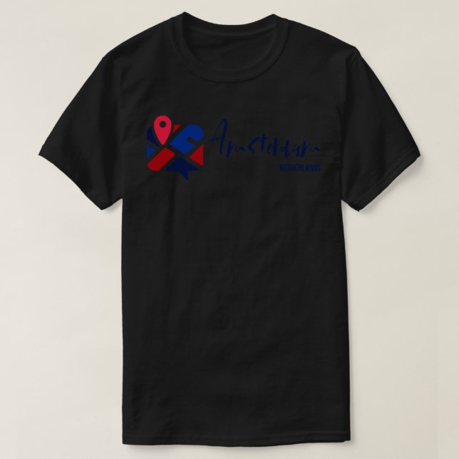 Camiseta Amesterdã (Frente do Design)