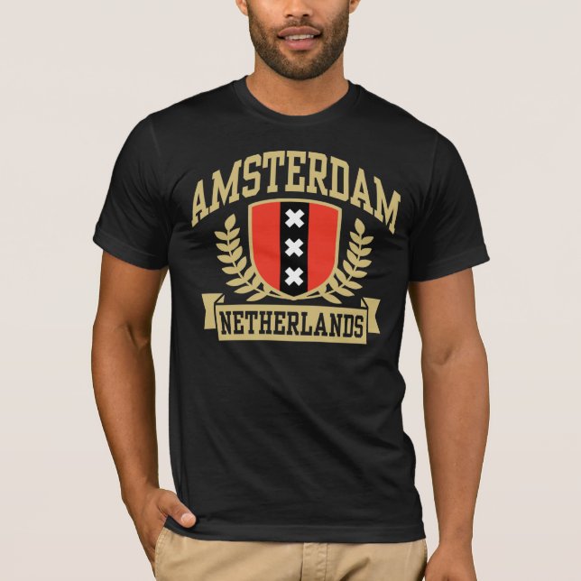 Camiseta Amesterdã Países Baixos (Frente)